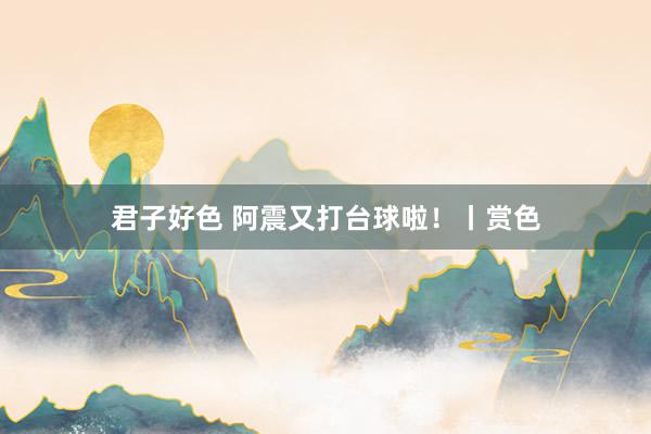 君子好色 阿震又打台球啦！丨赏色